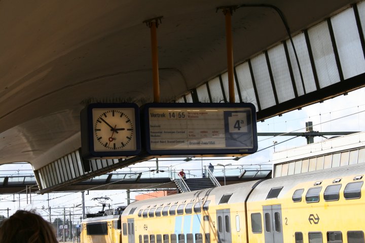 Rotterdam CS station, met de trein naar Brussel