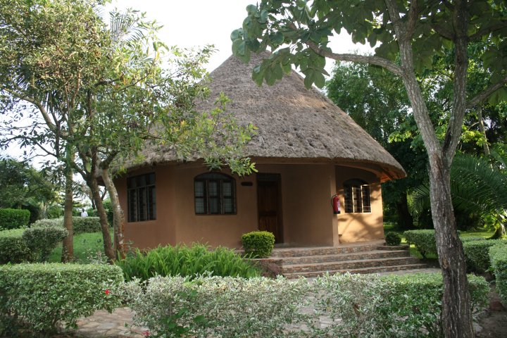 De 'basic' accommodatie in Hoima, twee onder 1 kap.