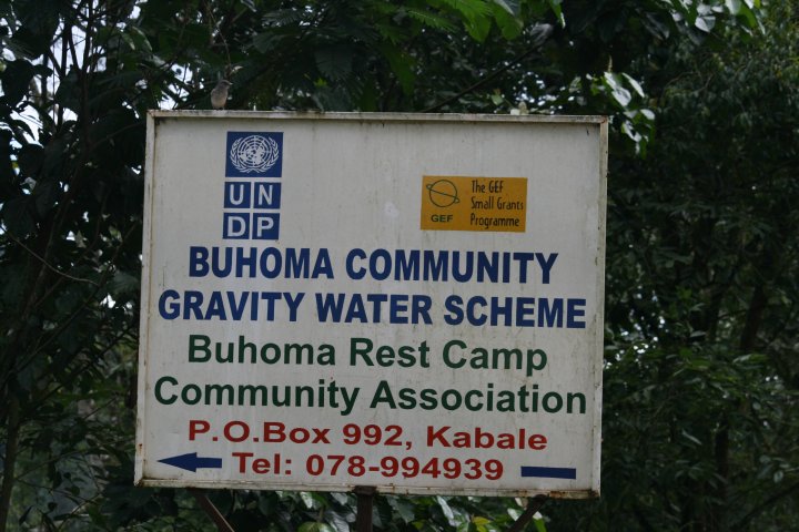 De plaats waar we twee nachten gaan blijven voor de gorillatrekking.