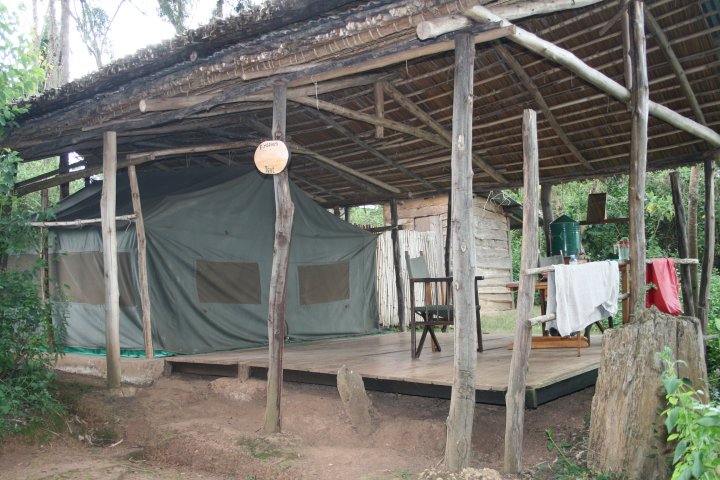 Mijn tent voor weer twee dagen.