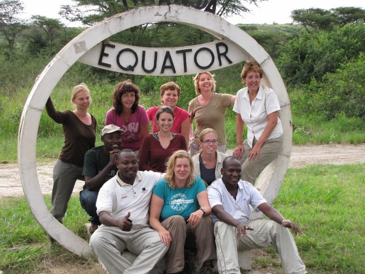 De vrouwen. vlnr: Bianca, Anke, Noreen, Elza, Heleen, Esther, Barbara, Elza.