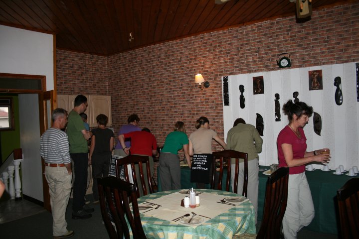 Lopend buffet ontbijt in het hotel