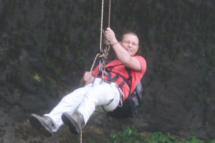 Genieten van het uitzicht, ergens halverwege