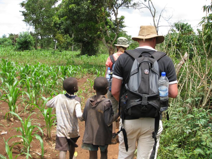 Op pad met altijd wat kinderen in de buurt