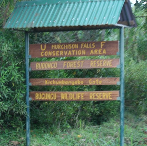 Ingang Murchison Falss convervation area.